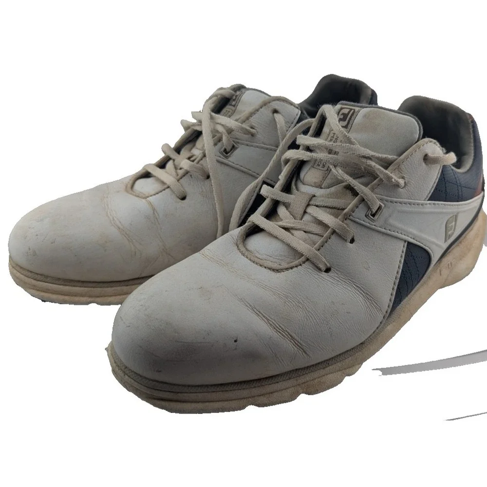 FootJoy Men's Leather Pro SL Spikeless Golf Shoes 8.5W wide 53848